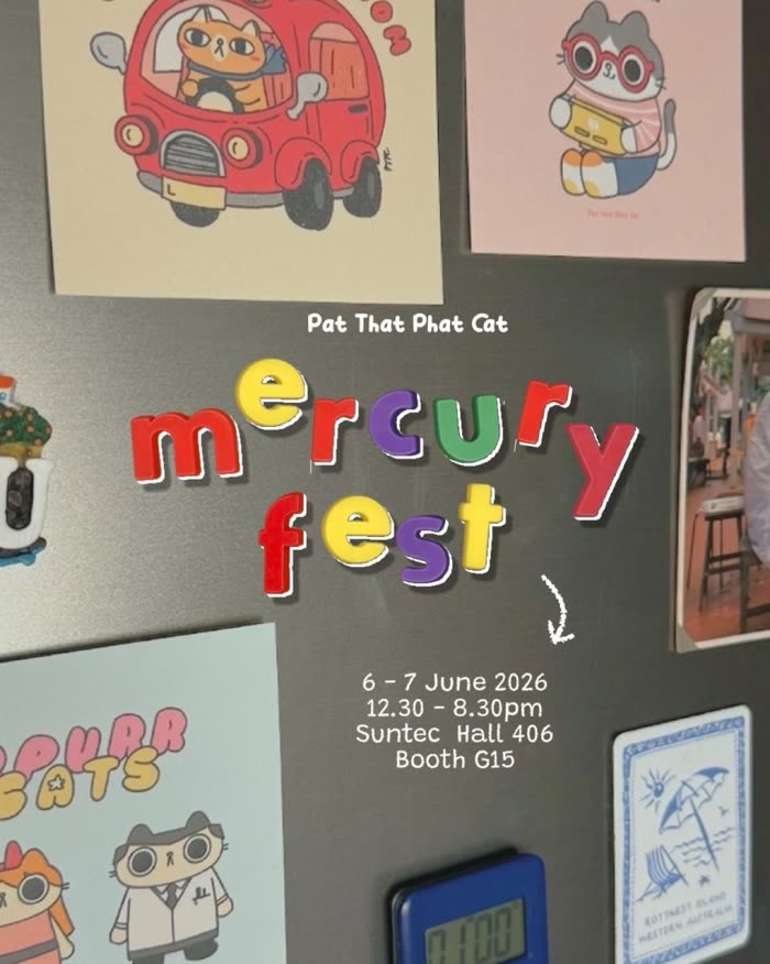 Mercury Fest, 6-7 June 2026, Suntec Hall 406, Booth G15