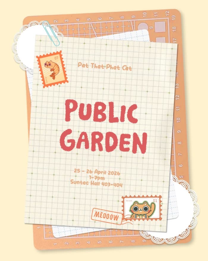 Public Garden, 25-26 April 2026, Suntec Hall 403-404